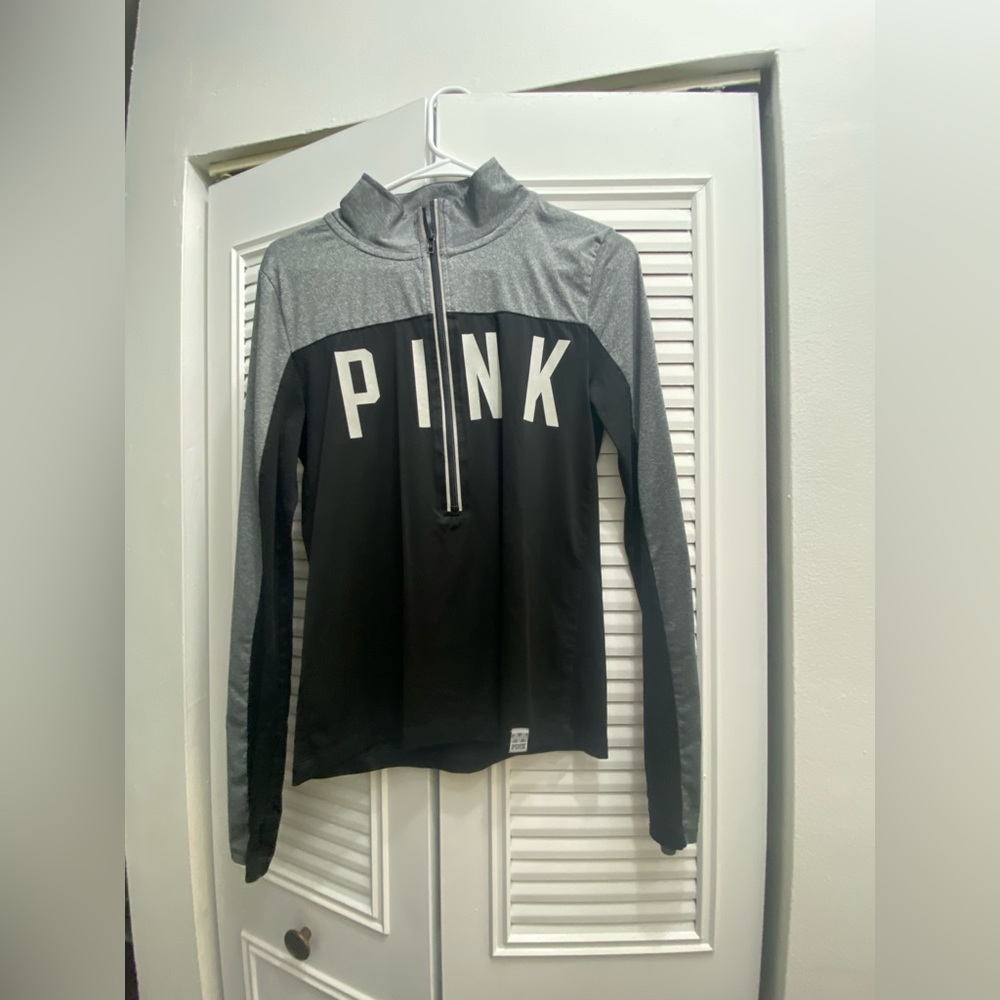 Quarter zip pink